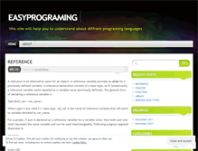 Tablet Screenshot of easyprograming.wordpress.com