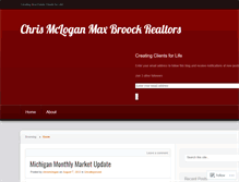 Tablet Screenshot of chrismclogan.wordpress.com