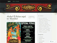 Tablet Screenshot of mambodrinkeria.wordpress.com