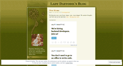 Desktop Screenshot of ladydaffodil.wordpress.com