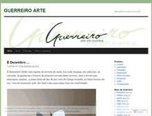 Tablet Screenshot of guerreiroart.wordpress.com