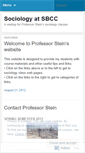 Mobile Screenshot of profstein.wordpress.com