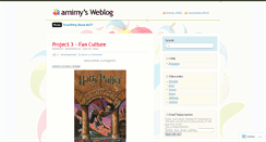 Desktop Screenshot of amimy614.wordpress.com