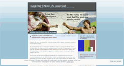 Desktop Screenshot of gurgleitaly.wordpress.com