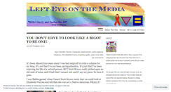 Desktop Screenshot of lefteyeonthemedia.wordpress.com