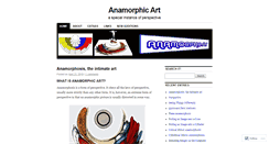 Desktop Screenshot of anamorphicart.wordpress.com