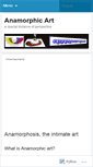 Mobile Screenshot of anamorphicart.wordpress.com
