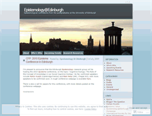 Tablet Screenshot of edinburghepistemology.wordpress.com