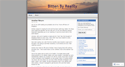 Desktop Screenshot of bittenbyreality.wordpress.com