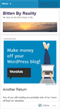 Mobile Screenshot of bittenbyreality.wordpress.com