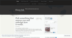Desktop Screenshot of ebonyink.wordpress.com