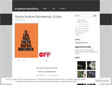 Tablet Screenshot of progettoartepubblica.wordpress.com