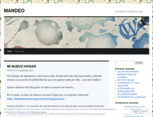 Tablet Screenshot of mandeo1584.wordpress.com