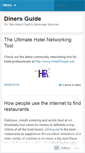 Mobile Screenshot of dinersguideuae.wordpress.com