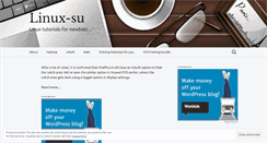 Desktop Screenshot of linuxsu.wordpress.com