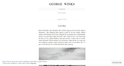 Desktop Screenshot of georgewinks.wordpress.com