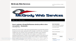 Desktop Screenshot of mcgrodysocialmarketing.wordpress.com