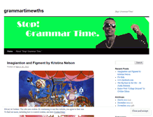 Tablet Screenshot of grammartimewths.wordpress.com