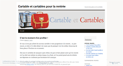 Desktop Screenshot of cartable.wordpress.com