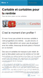 Mobile Screenshot of cartable.wordpress.com