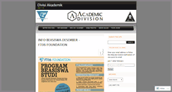 Desktop Screenshot of academinfo.wordpress.com