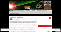 Desktop Screenshot of khairilusman.wordpress.com