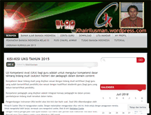 Tablet Screenshot of khairilusman.wordpress.com