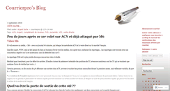 Desktop Screenshot of courrierpro.wordpress.com