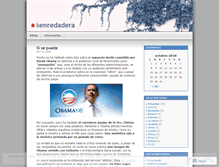 Tablet Screenshot of laenredadera.wordpress.com
