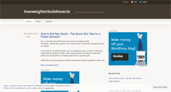 Desktop Screenshot of loseweightorbuildmuscle.wordpress.com