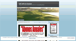 Desktop Screenshot of golfjardindearanjuez.wordpress.com