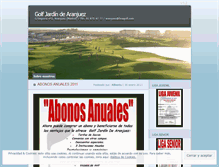 Tablet Screenshot of golfjardindearanjuez.wordpress.com