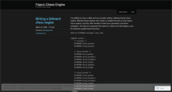 Desktop Screenshot of fiascochess.wordpress.com