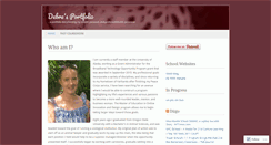 Desktop Screenshot of debrasportfolio.wordpress.com