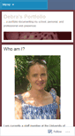Mobile Screenshot of debrasportfolio.wordpress.com