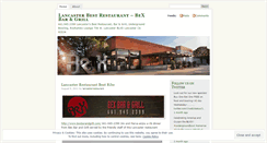 Desktop Screenshot of lancasterrestaurant.wordpress.com