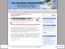 Tablet Screenshot of hiswitnessministries.wordpress.com