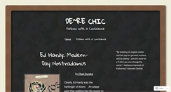 Desktop Screenshot of derechic.wordpress.com