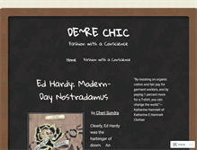 Tablet Screenshot of derechic.wordpress.com