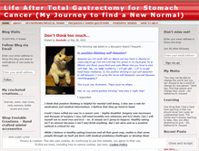 Tablet Screenshot of lifeaftergastrectomy.wordpress.com