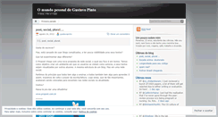 Desktop Screenshot of gustavopinto.wordpress.com