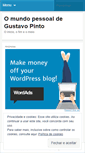 Mobile Screenshot of gustavopinto.wordpress.com