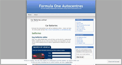 Desktop Screenshot of f1autocentres.wordpress.com