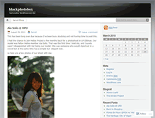 Tablet Screenshot of blackphotobox.wordpress.com
