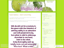 Tablet Screenshot of mojitomojo.wordpress.com