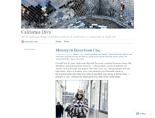 Tablet Screenshot of californiadiva.wordpress.com