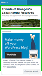 Mobile Screenshot of friendsofglasgowlnrs.wordpress.com