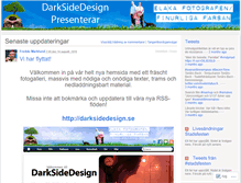 Tablet Screenshot of darksidedesign.wordpress.com