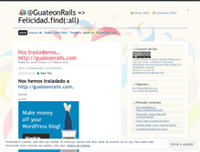 Tablet Screenshot of guateonrails.wordpress.com