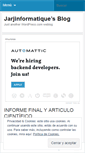 Mobile Screenshot of jarjinformatique.wordpress.com